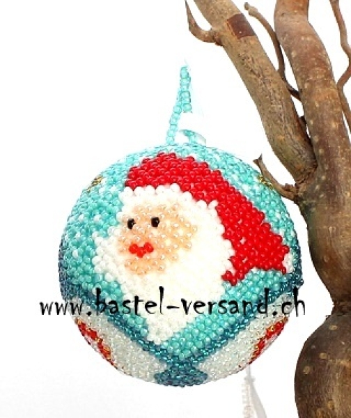 Kugel 6,5cm Weihnachtsmann