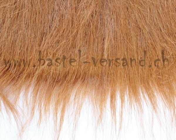 Langhaarplüsch dunkelbraun