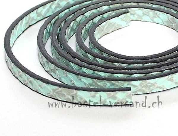 Flachleder 5mm türkis