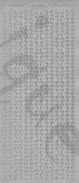Sticker Linien (1023) silber