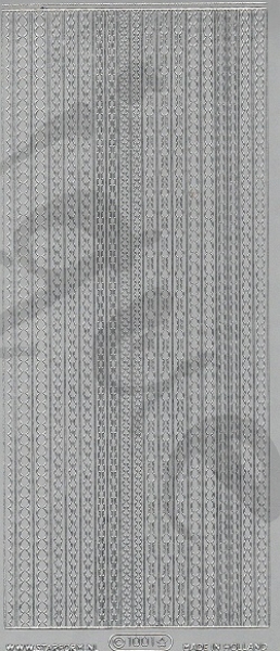 Sticker Linien (1001) silber
