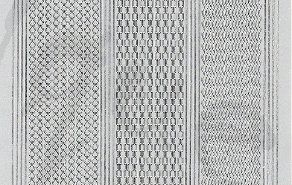 Sticker Linien (1016) silber