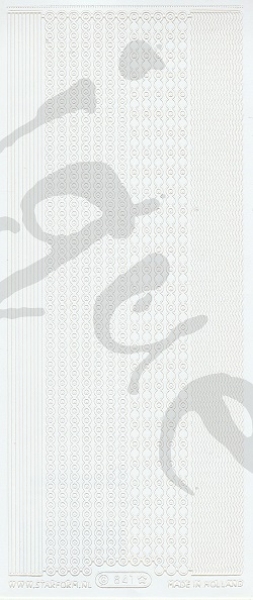 Sticker Linien (841) weiss