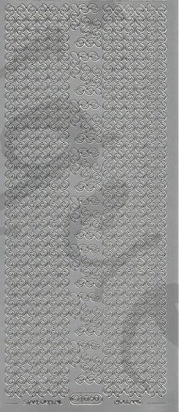 Sticker Linien und Ecken (1060) silber