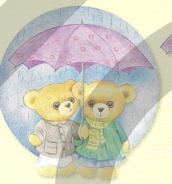 3D Schnittbogen Lovely Bears 8