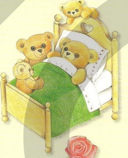 3D Schnittbogen Lovely Bears 10