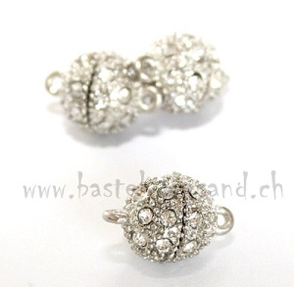 Magnetverschluss "Strass" 8mm