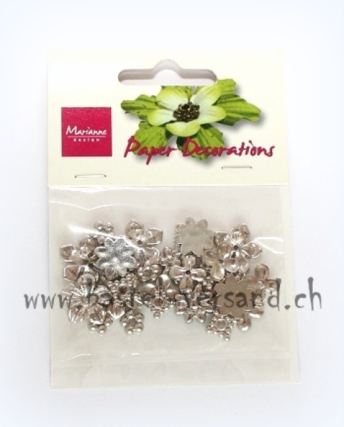 Paper Decorations Silber