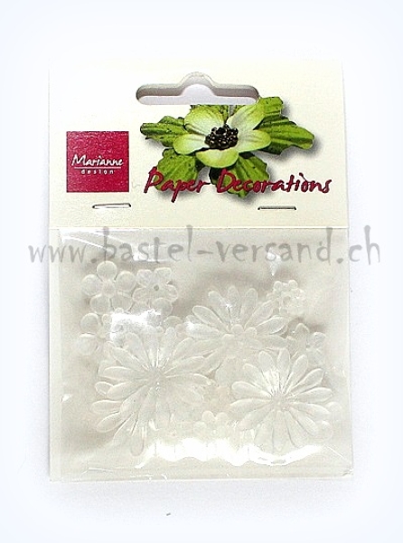 Paper Decorations Frosted