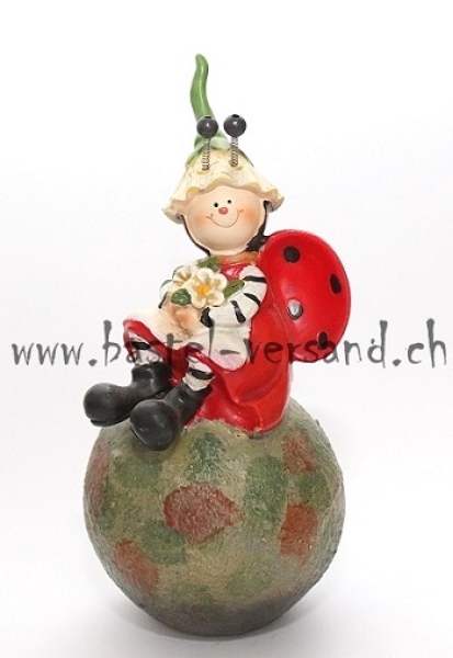 Marienkäfer auf Kugel (2Stk.)