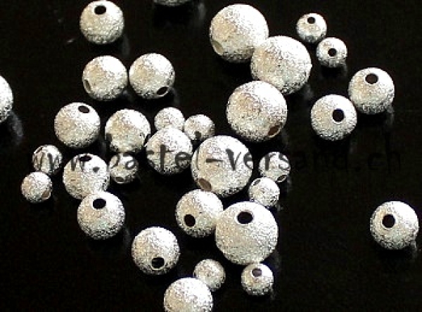 Metallperle 3mm silberfarbig