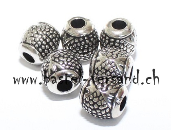 Metallperle 12mm Tupfen