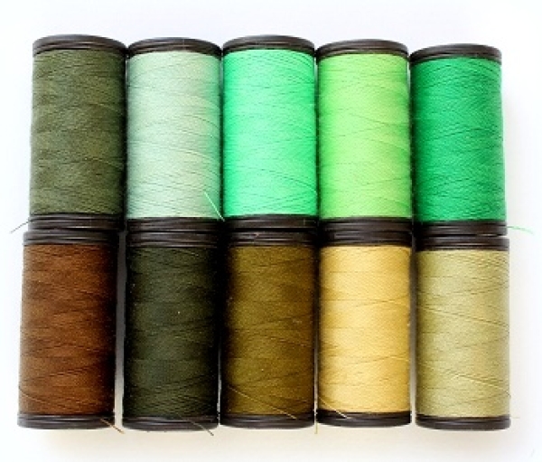 Nähfaden Coats Sortiment grün 3