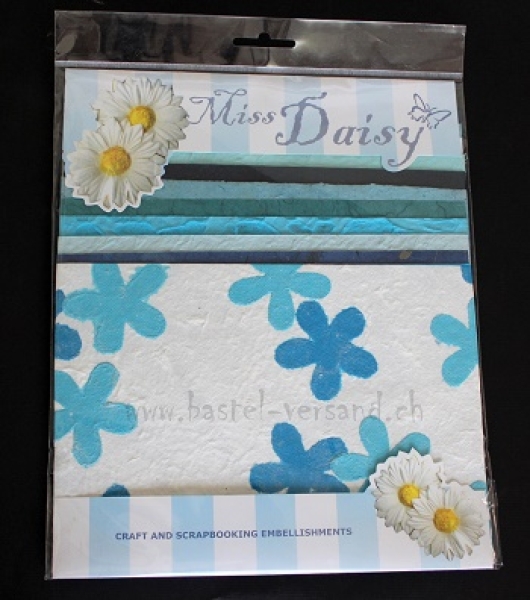 Miss Daisy Hintergrundpapier (blau)