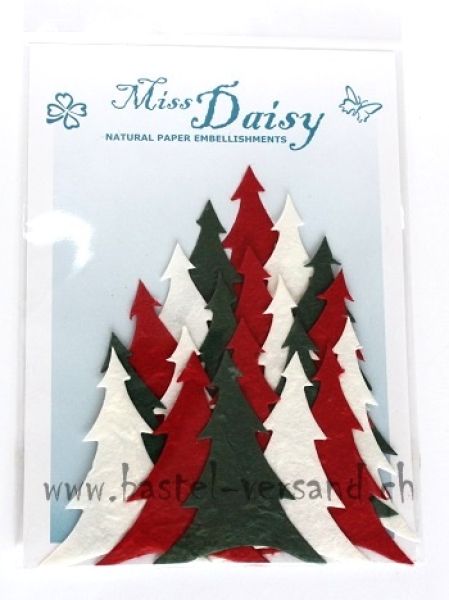 Miss Daisy Tannenbaum rot/weiss/grün