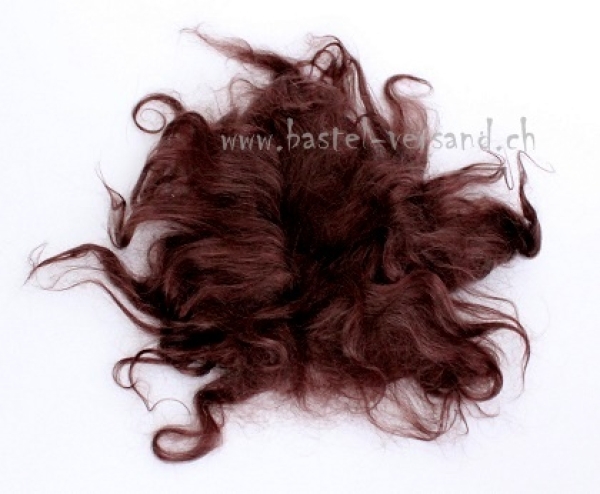 Mohair Babykäppchen braun