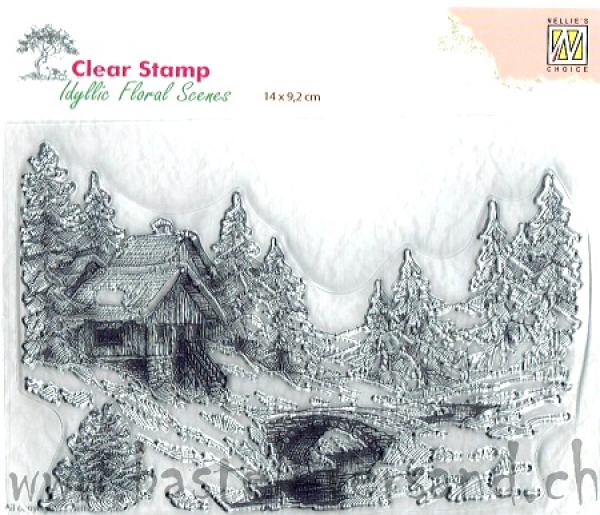 Nellie's Clear Stamp Winter 1