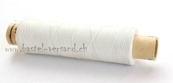 Nähfaden weiss für Puppentricot