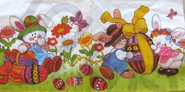 Serviette süsse häsli