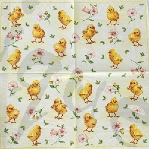 Serviette kleine küken