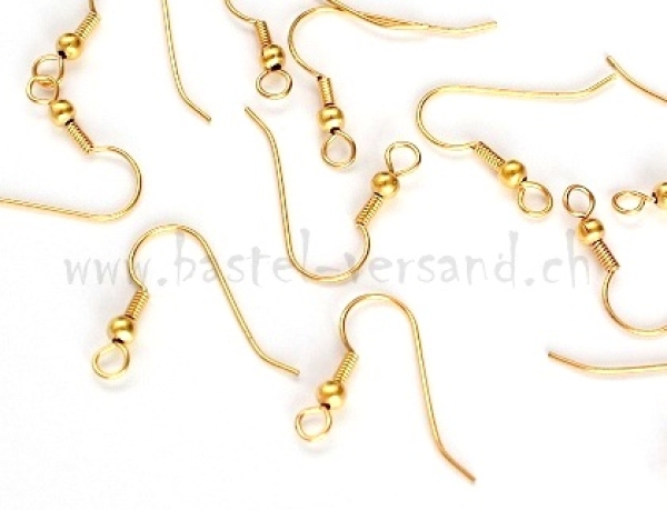 Ohrhaken goldfarbig (2Stk.)