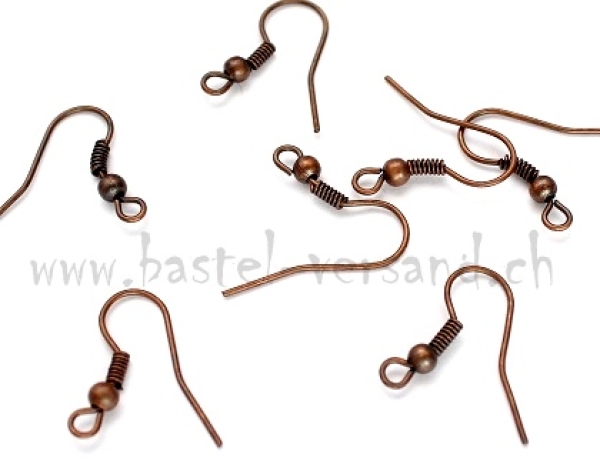 Ohrhaken kupferfarbig (2Stk.)