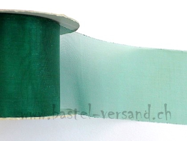Dekoband Organza 5cm grün