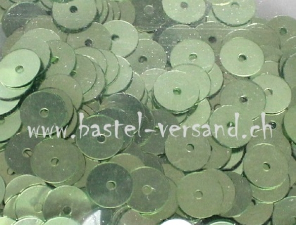 Pailletten 6mm hellgrün
