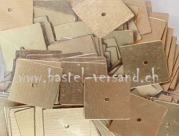 Pailletten 10 x 10mm gold