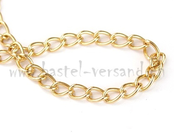 Panzerkette 5mm goldfarbig