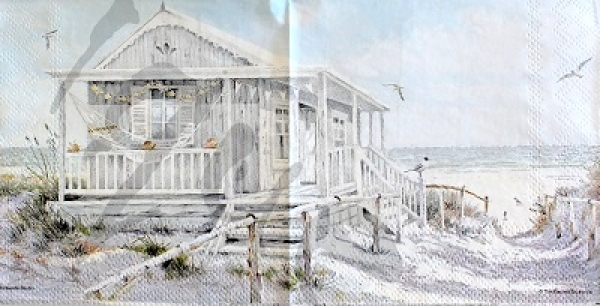 Serviette beach cabin