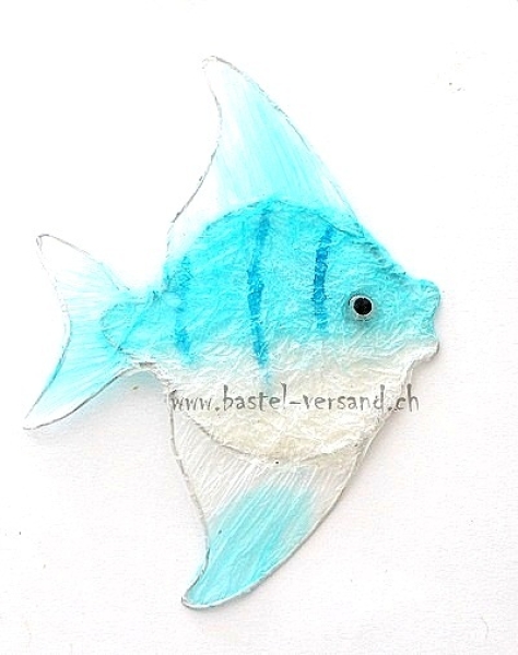 Papier Fisch blau