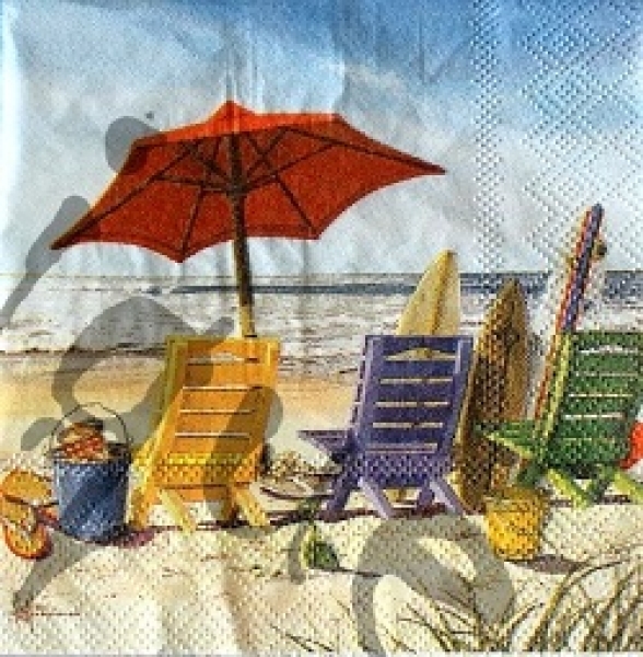 Serviette am strand