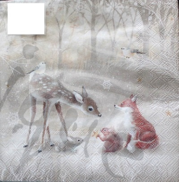 Serviette silent forest