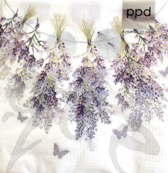 Serviette hanging lavender