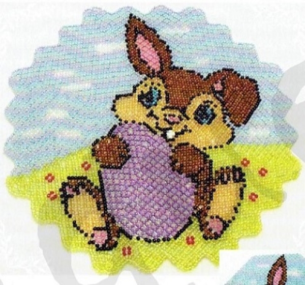 Perlefantasier 1710 Häslidecke ca. 20cm