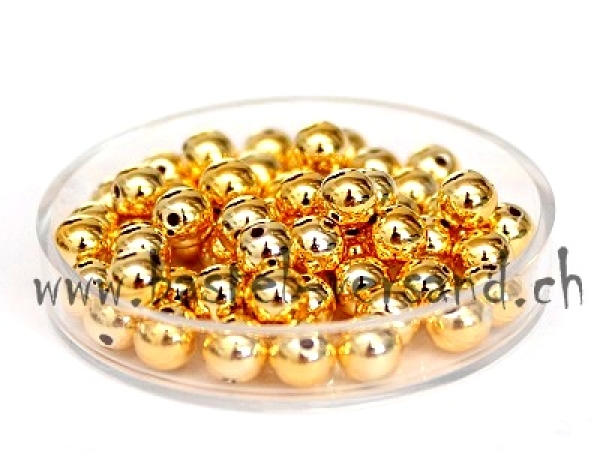 Wachsperle 4mm gold