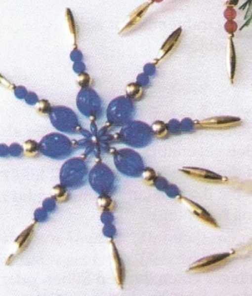 Bastelpackung Perlenstern La Bella 5 blau