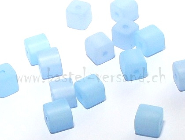Polaris Würfel 8 x 8mm matt zartblau