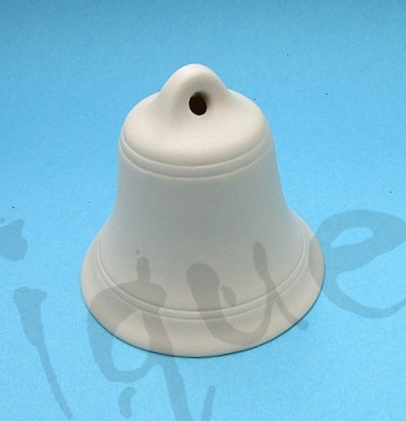 Porzellan Glocke unglasiert 6,5cm