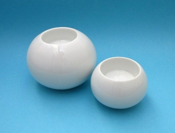 Porzellan Kugelkerzenhalter für Rechaudkerze