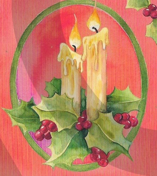 3D Schnittbogen Kerzen