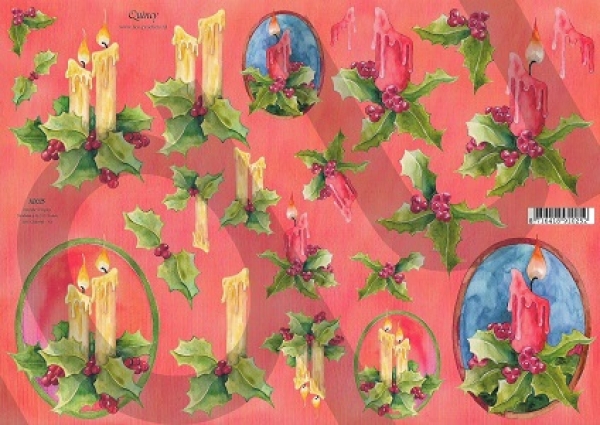 3D Schnittbogen Kerzen