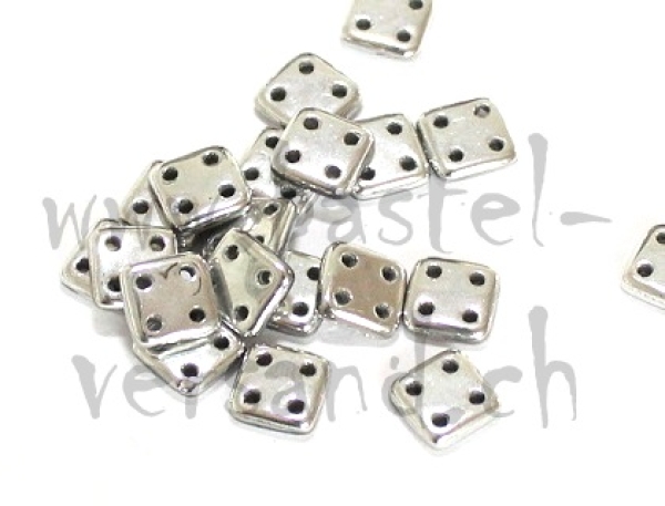 CzechMates QuadraTile 6mm silver