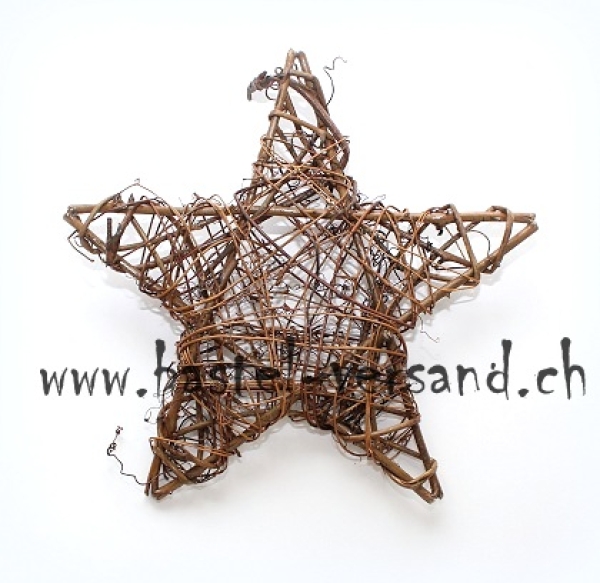 Rebenstern 30cm braun