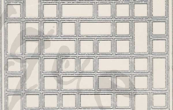 Sticker transparent viereck und quadrate silber