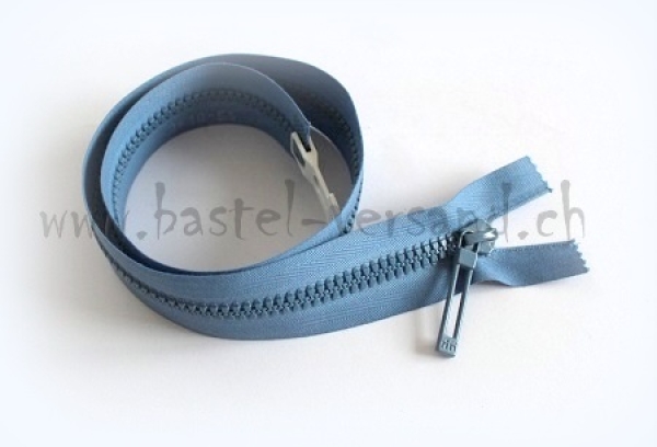 Jacken Reissverschluss 55cm Riri taubenblau