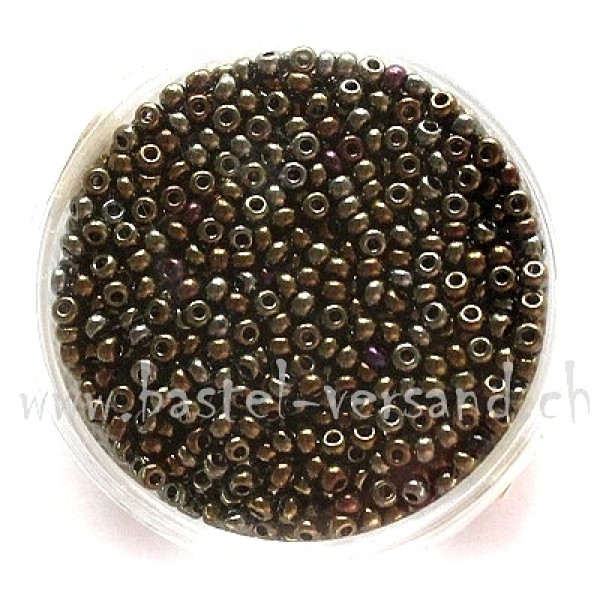 Rocailles-Perlen 2,2 - 2,4mm iris cooper