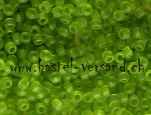Rocailles-Perlen 9/0 gefrostet hellgrün 3055