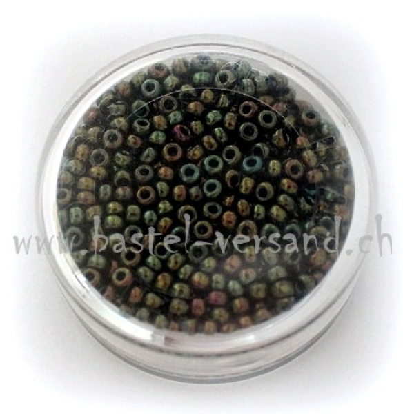 Rocailles-Perlen 9/0 oliv